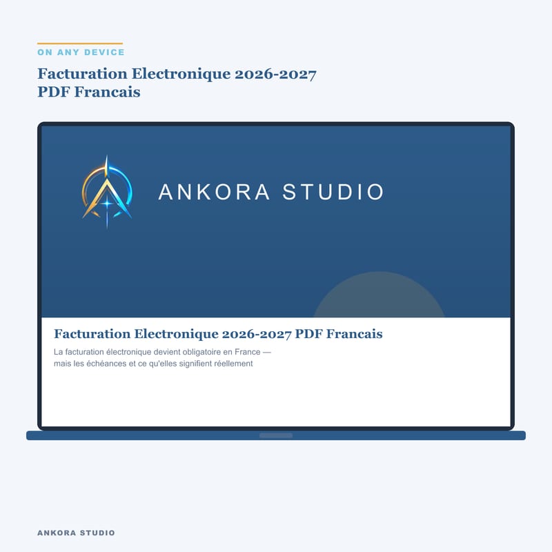 Facturation Électronique 2026-2027 PDF Français